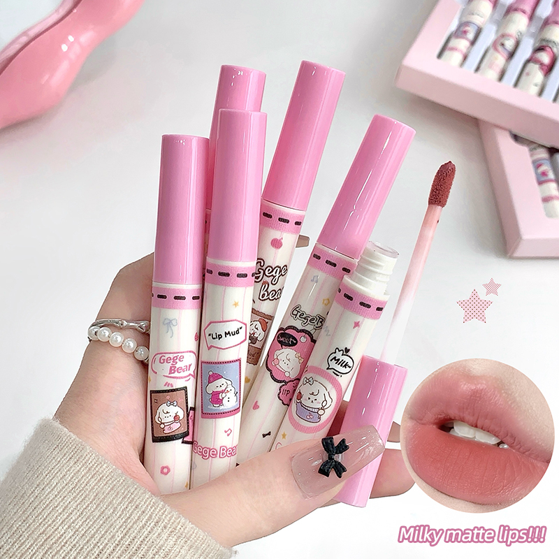 Matte Velvet Lip Tint Long Lasting - Coffret de 6 rouges à lèvres