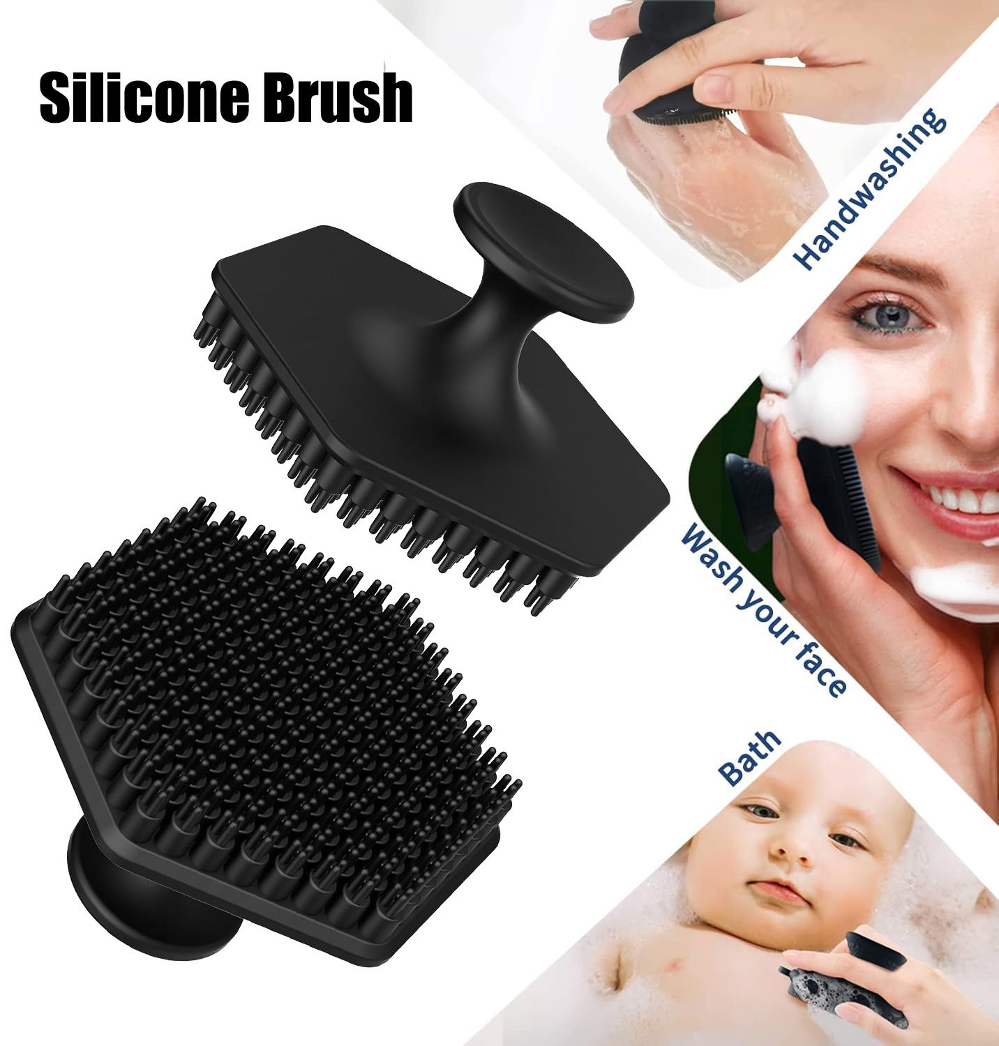 Silicone Face Scrubber Electric - Brosse nettoyante pour le visage en