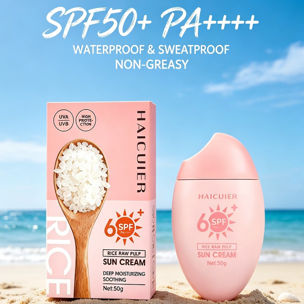 Spf 50 Waterproof Sunscreen - Crème solaire SPF50+ à la pulpe