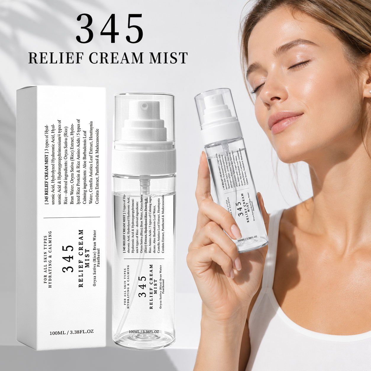 Hyaluronic Acid Facial Serum - Crème en Brume Apaisante 345 –
