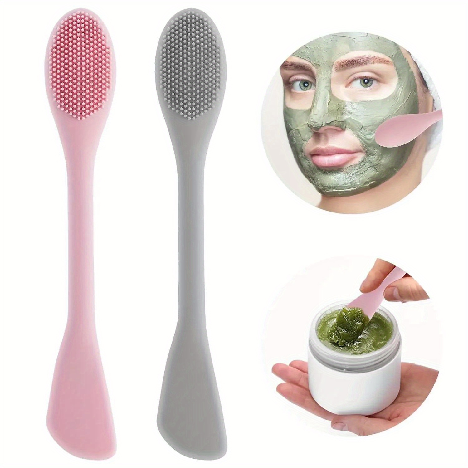 Silicone Face Scrubber Electric - Brosse pour masque Facial à Double