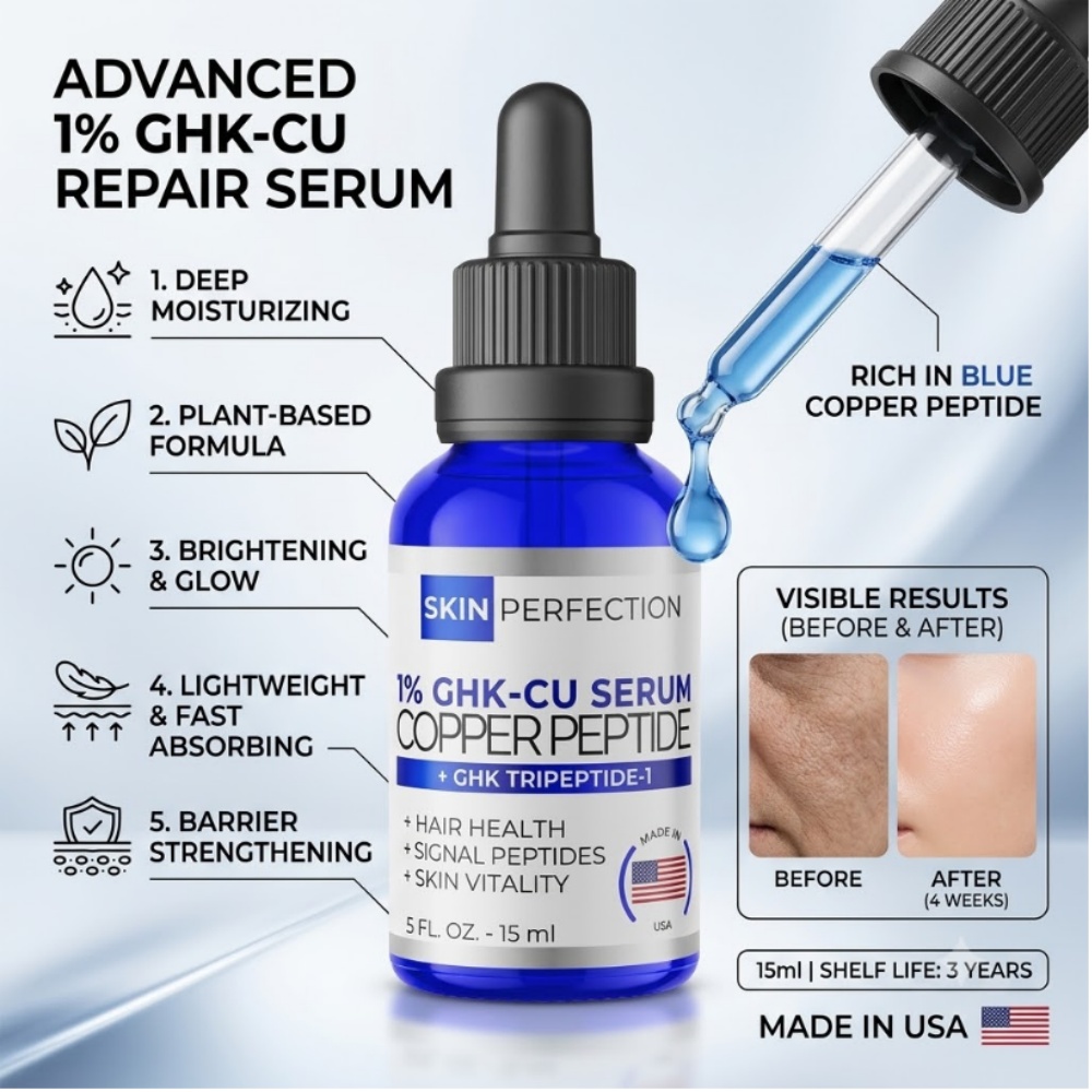 Hyaluronic Acid Facial Serum - Sérum Facial Nourrissant en Profondeur 15ml