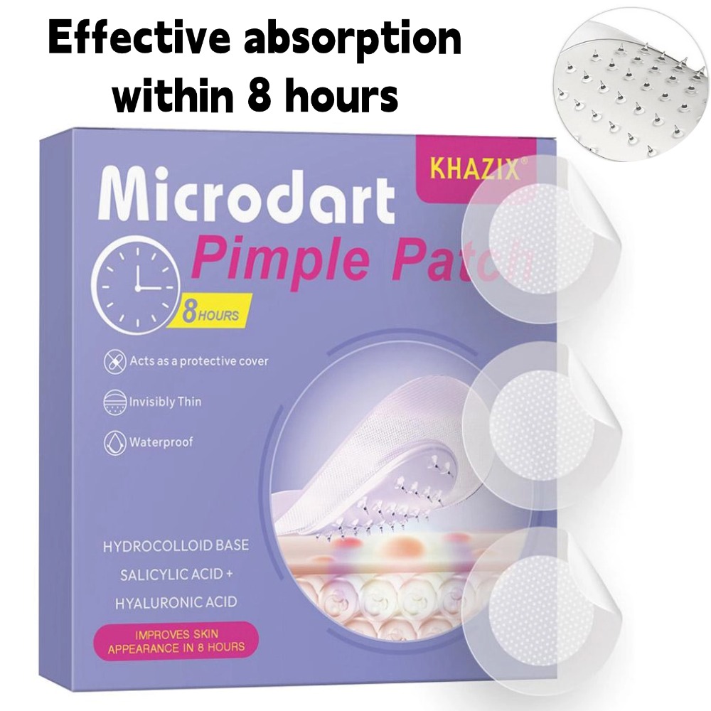 Hydrocolloid Pimple Patch - Patch hydrocolloïde pour boutons, Micro aiguille,