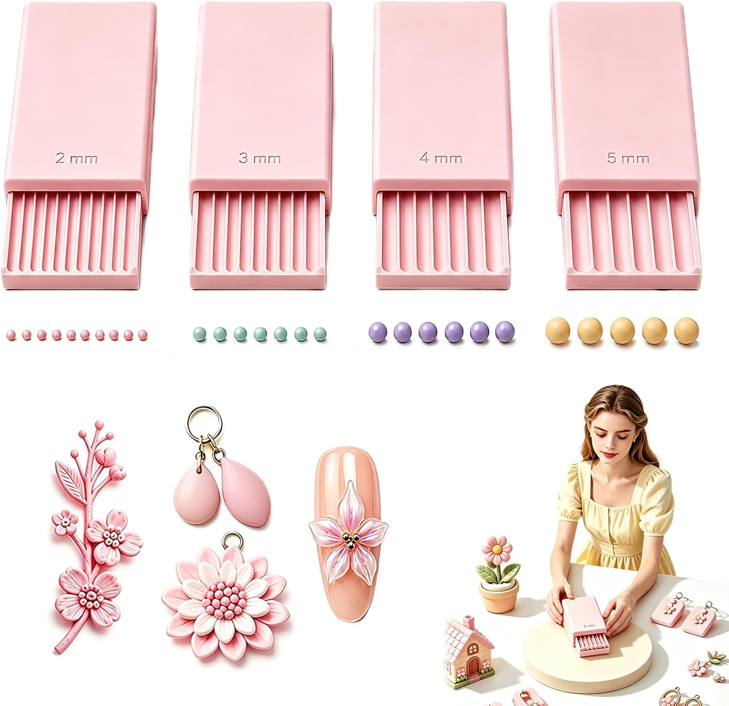 Nail Art - Outil de fabrication de billes de