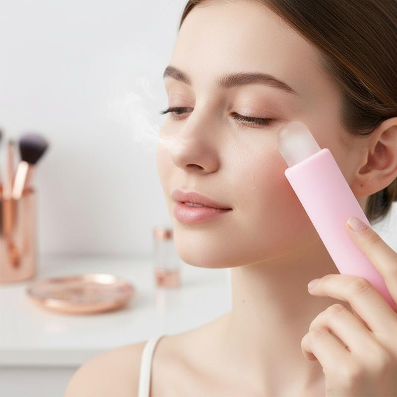 Face Ice Roller Puffiness - Rouleau de massage facial en silicone