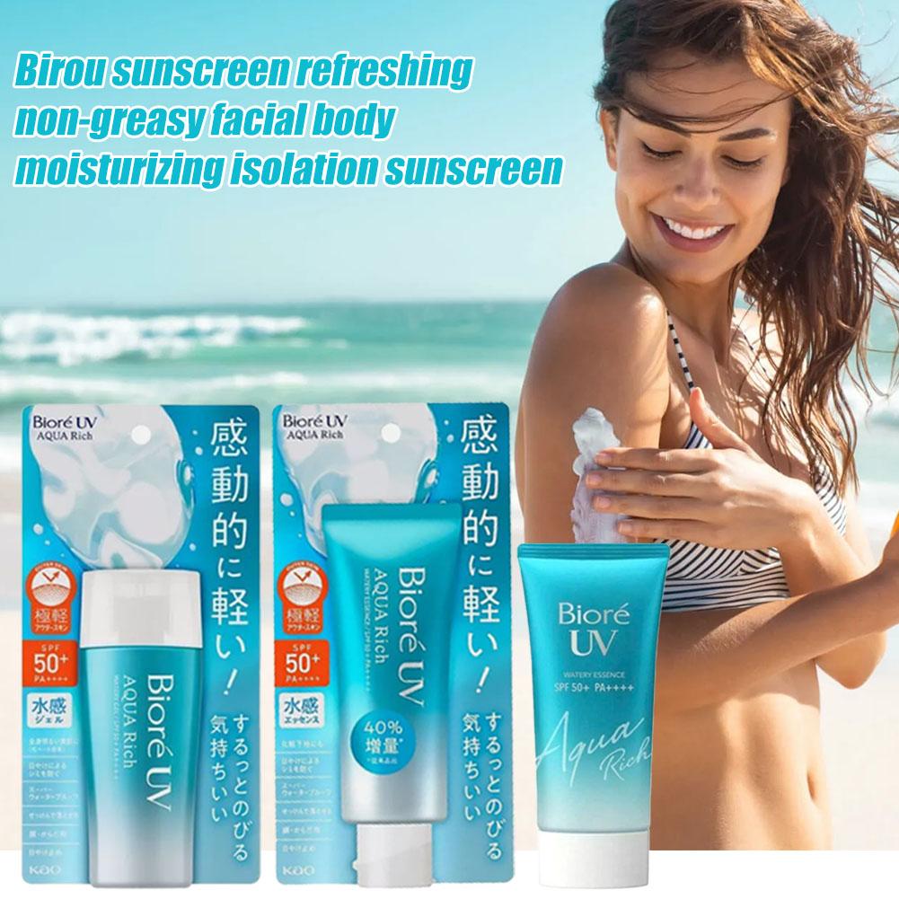 Crème solaire japonaise Biore  - Spf 50 Waterproof Sunscreen avis et prix