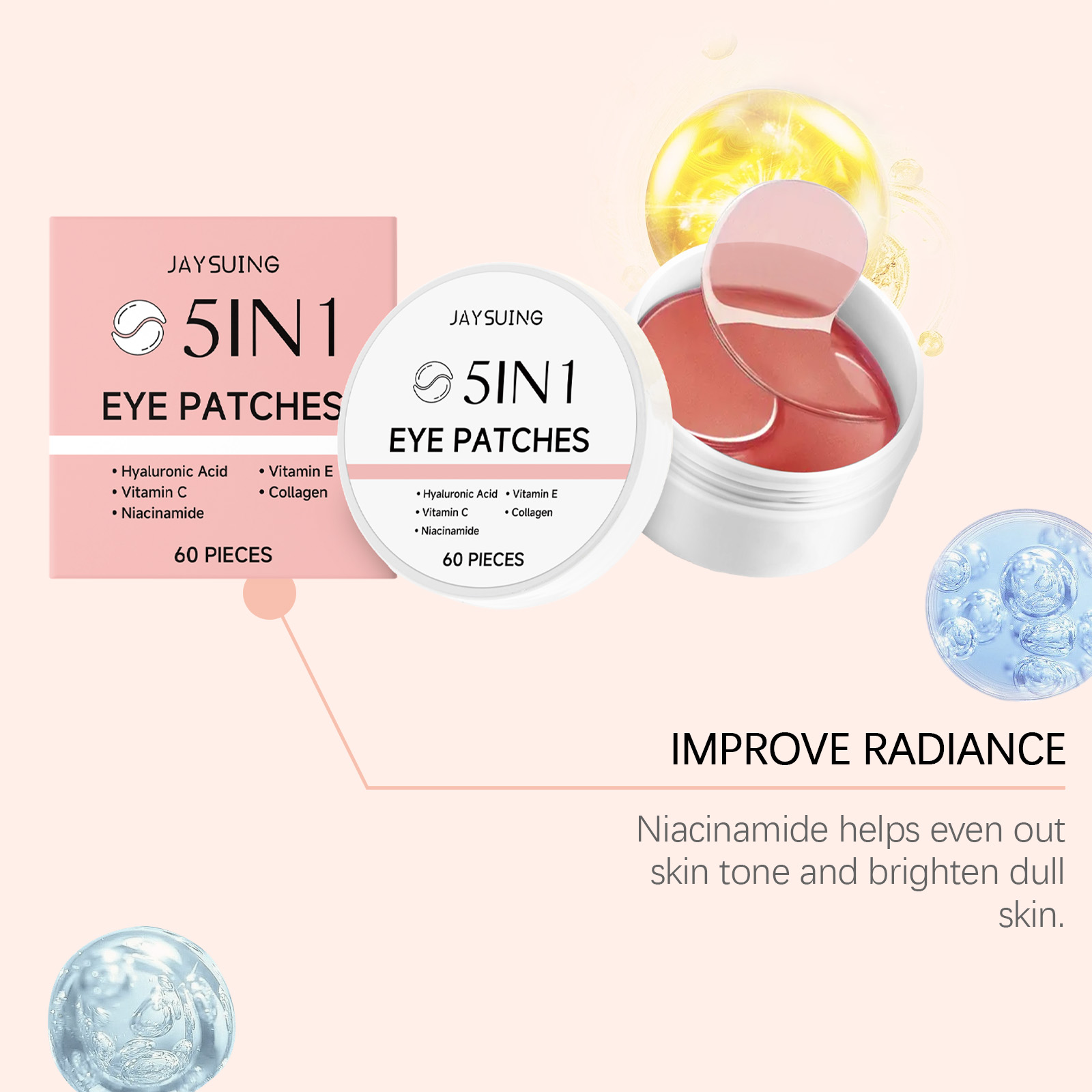 JAYSUING Patchs pour les yeux  - Collagen Under Eye Patches avis et prix