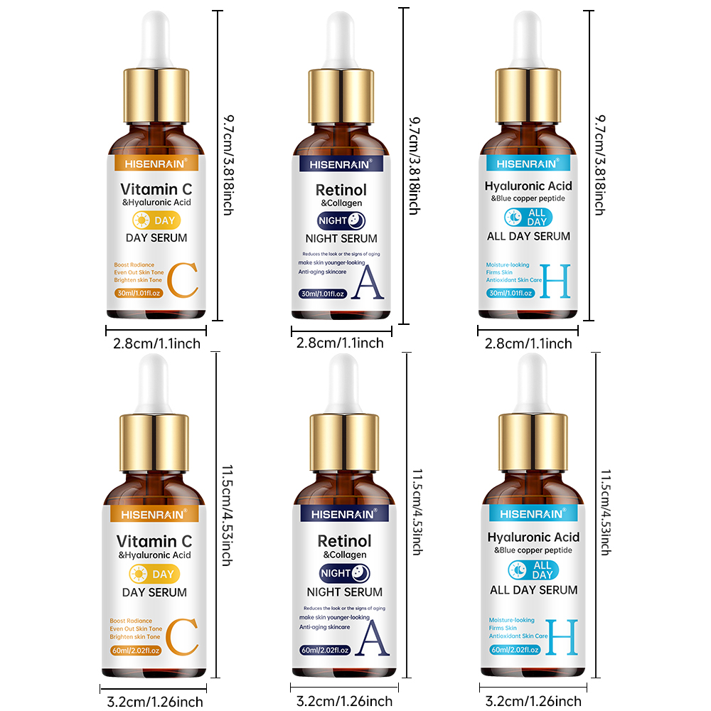 HISENRAIN Sérum Vitamine C + R - Hyaluronic Acid Facial Serum avis et prix