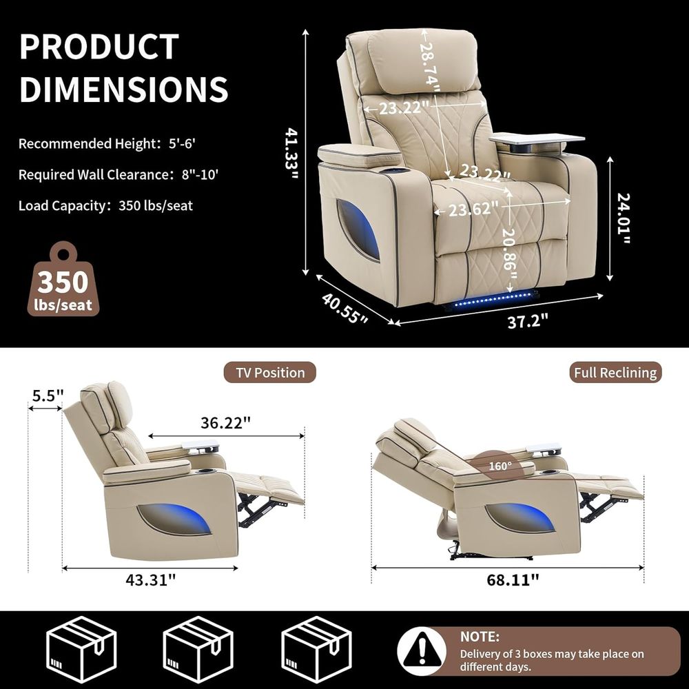 Fauteuil inclinable de luxe av - Massage avis et prix