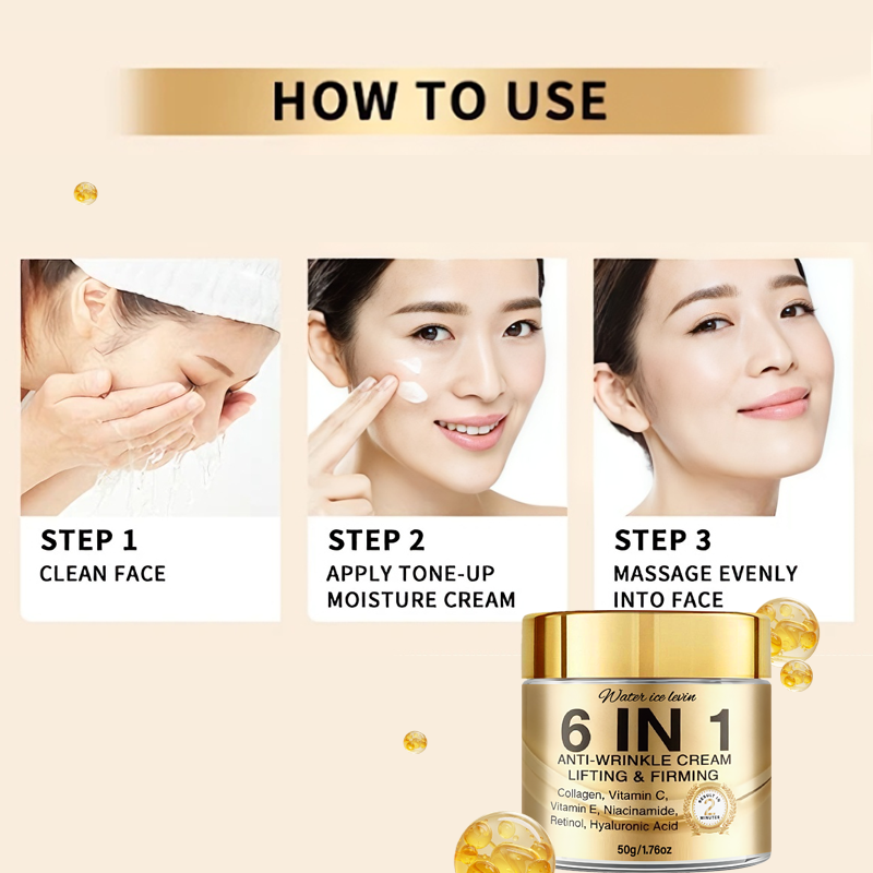 Crème anti-rides 6-en-1. Lifta - Retinol Anti Wrinkle Cream avis et prix