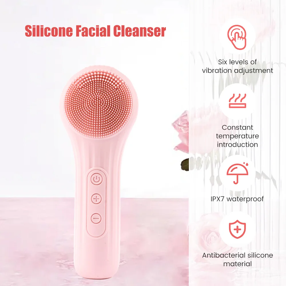Nettoyeur de brosse faciale en - Silicone Face Scrubber Electric avis et prix