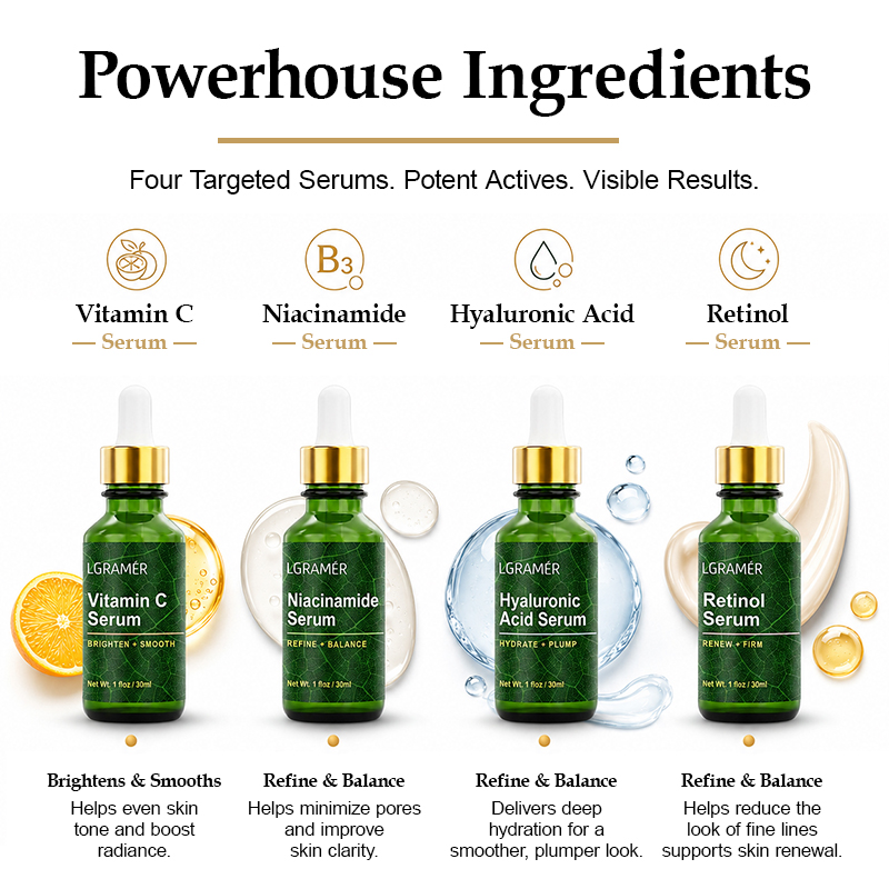 Ensemble de 4 sérums pour le v - Niacinamide Pore Shrinking Essence avis et prix
