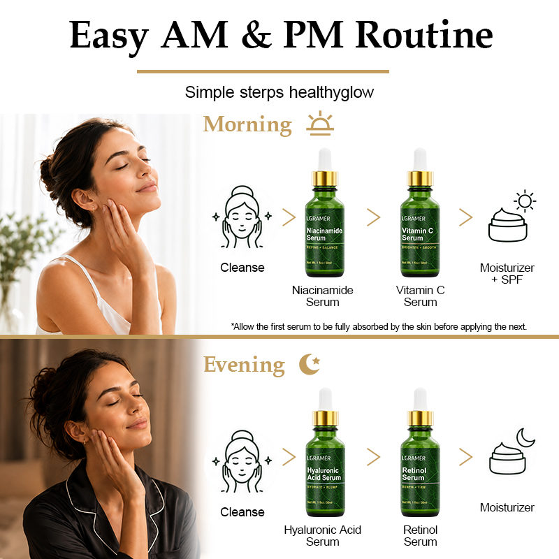 Ensemble de 4 sérums pour le v - Niacinamide Pore Shrinking Essence avis et prix