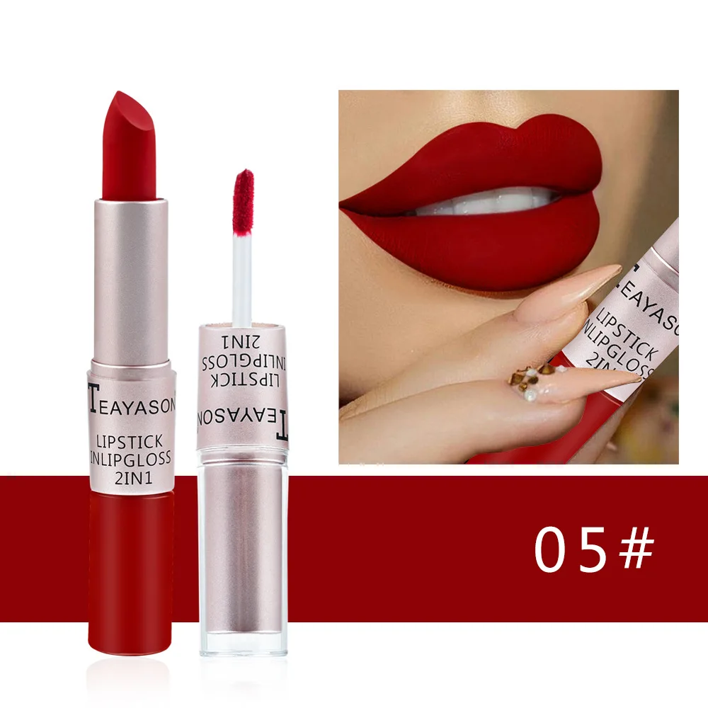 Rouge à lèvres rose 2 en 1, br - Matte Velvet Lip Tint Long Lasting avis et prix