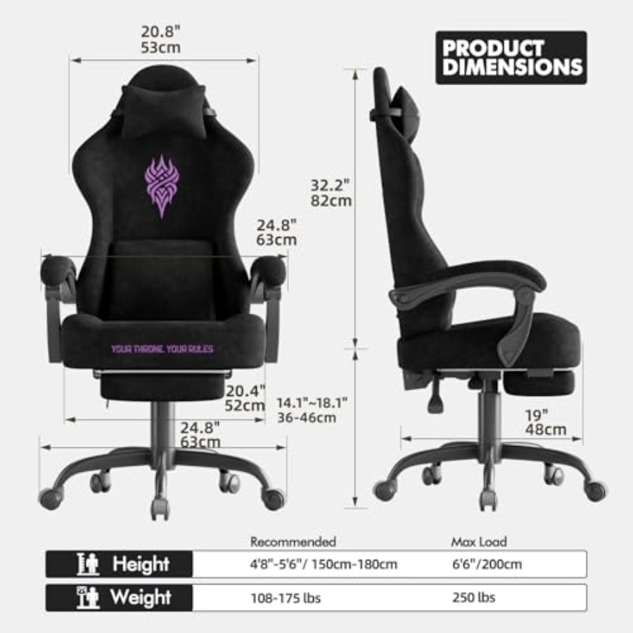 Chaises de jeu pour joueurs vi - Massage avis et prix