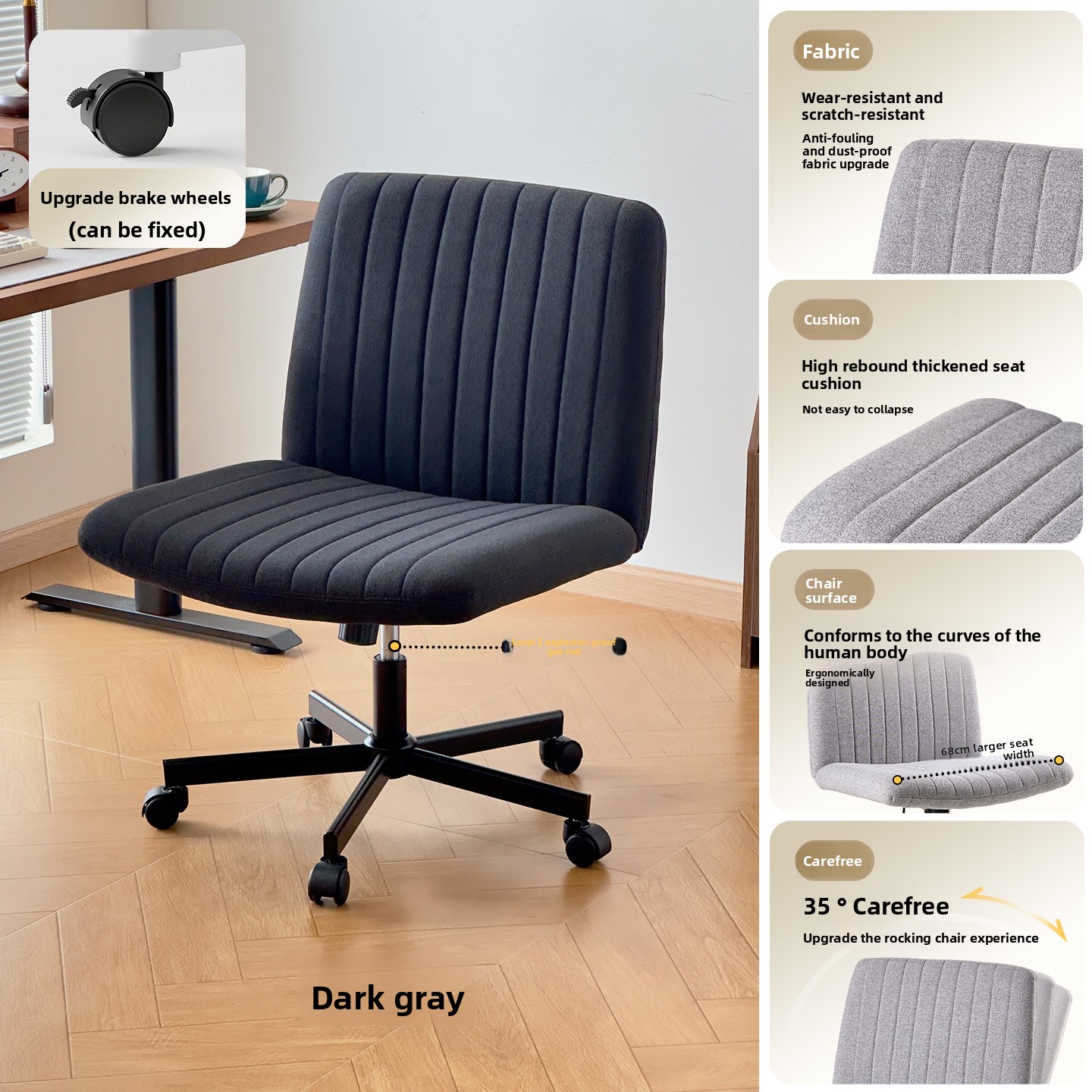 Chaise d'ordinateur élégante,  - Makeup avis et prix