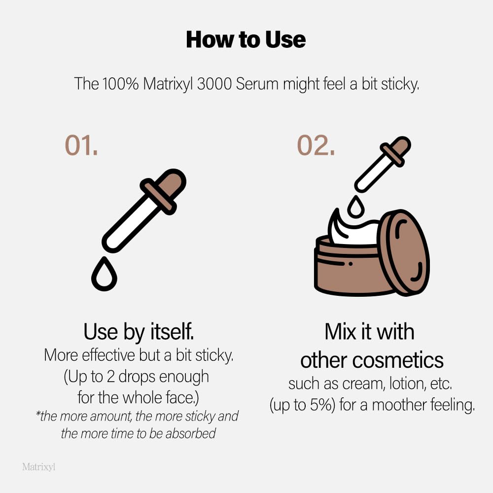 Sérum MATRIXYL 3000 à l'acide  - Hyaluronic Acid Facial Serum avis et prix