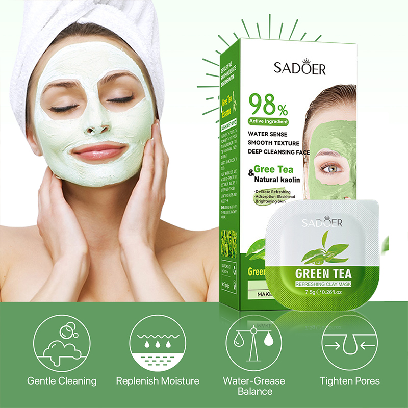 Masque de nettoyage au thé ver - Green Tea Cleansing Clay Mask avis et prix