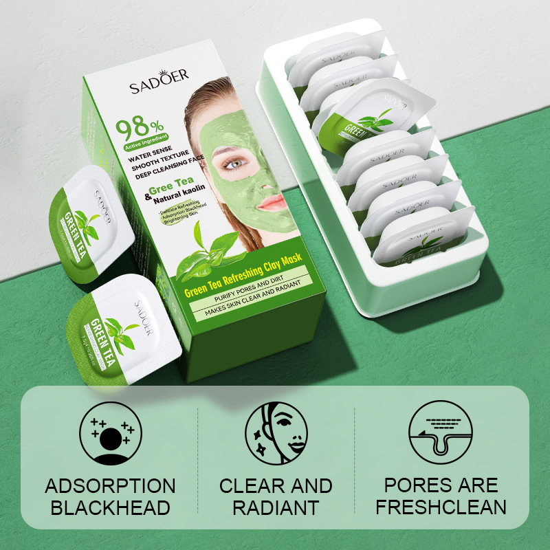 Masque de nettoyage au thé ver - Green Tea Cleansing Clay Mask avis et prix