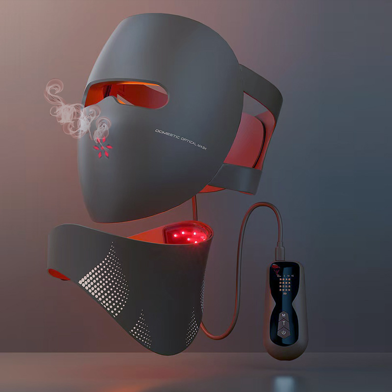 Masque facial et cou en silico - Led Light Therapy Face Mask avis et prix