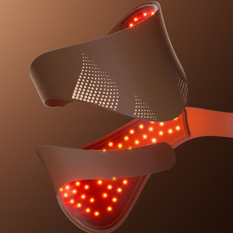 Masque facial et cou en silico - Led Light Therapy Face Mask avis et prix