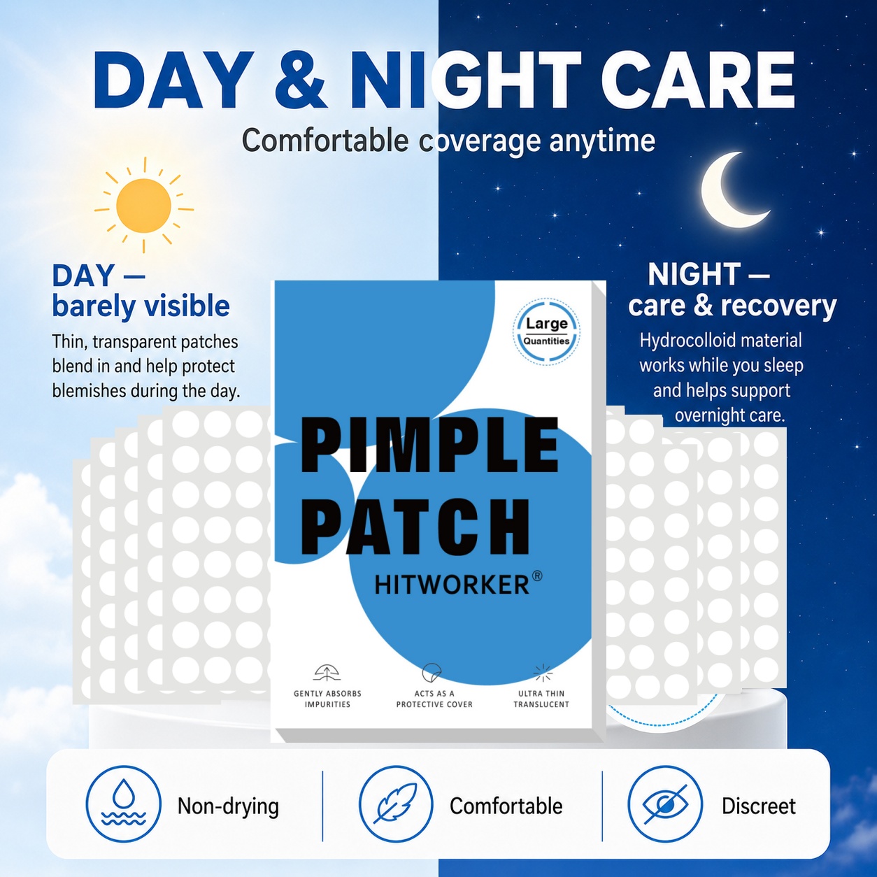 800 Patchs Hydrocolloïdes pour - Hydrocolloid Pimple Patch avis et prix