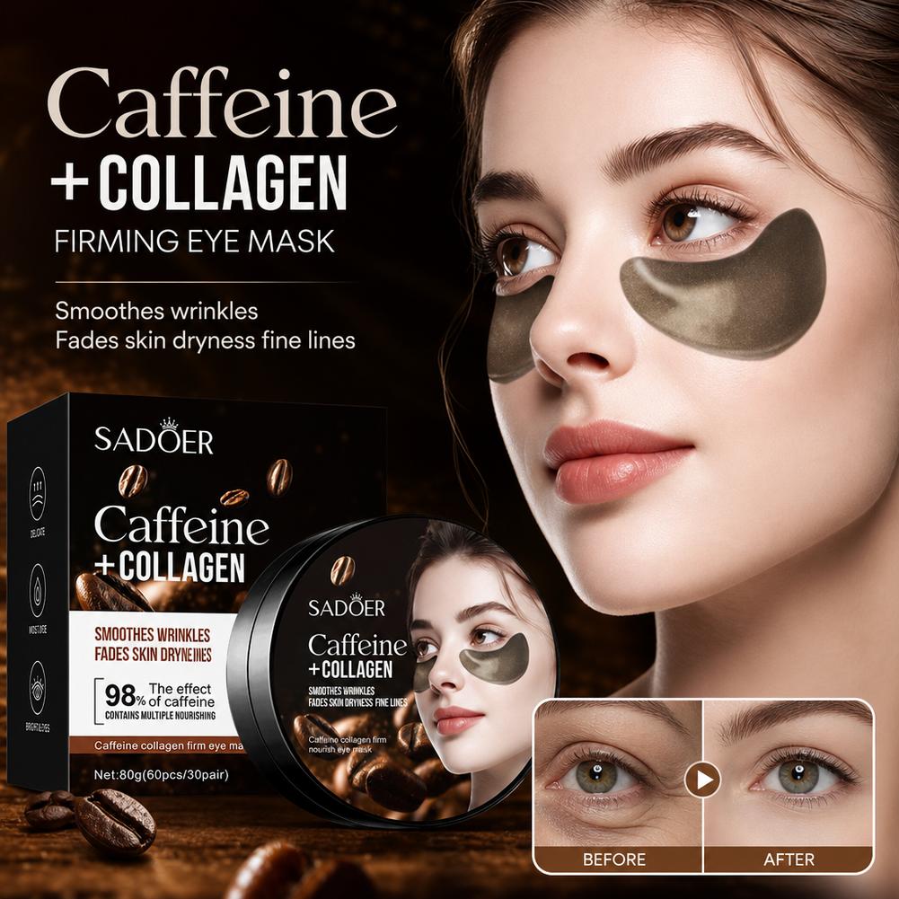 Masque pour les yeux à la café - Collagen Under Eye Patches avis et prix